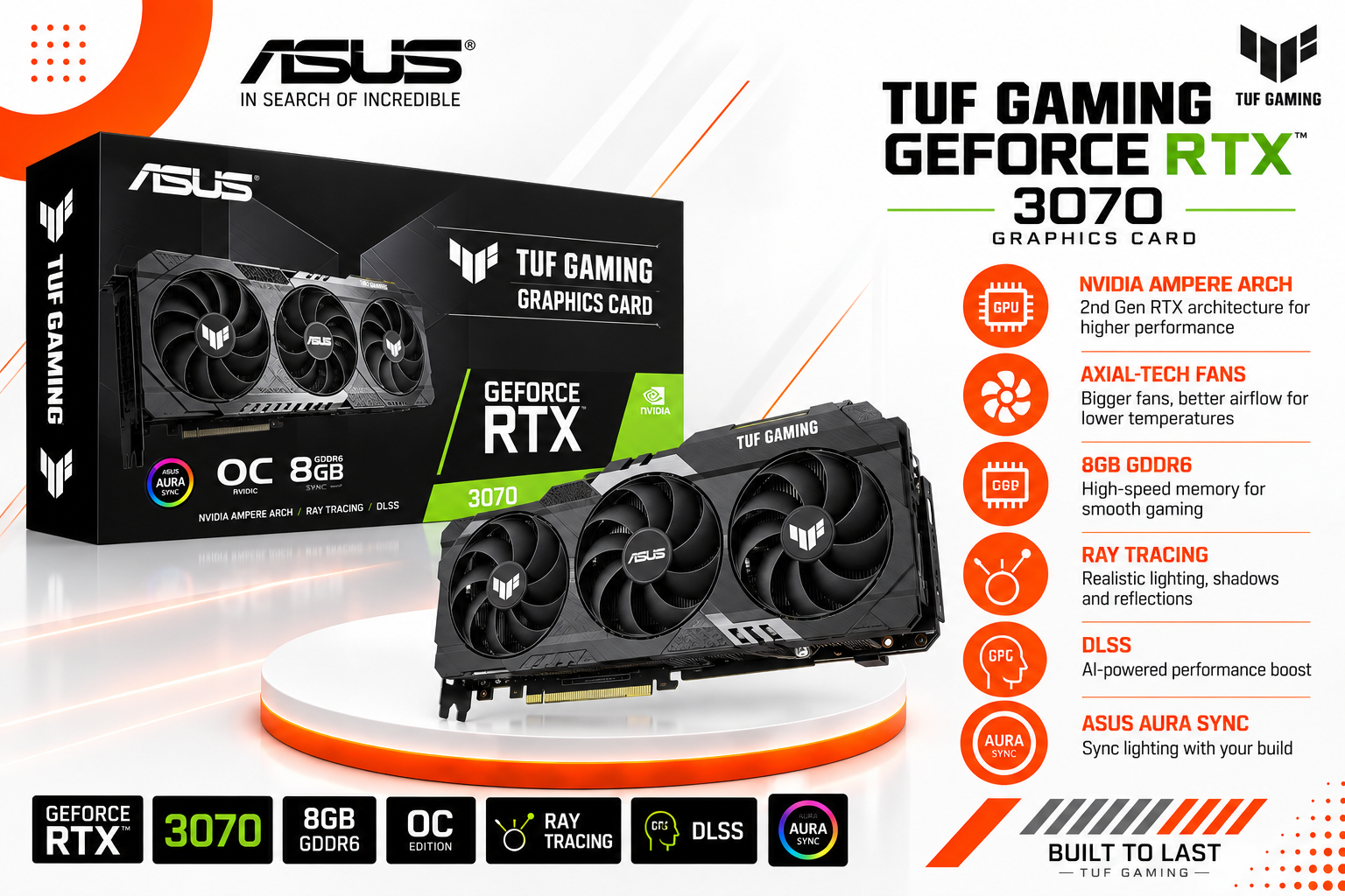 ASUS TUF Gaming GeForce RTX 3070 OC 8GB