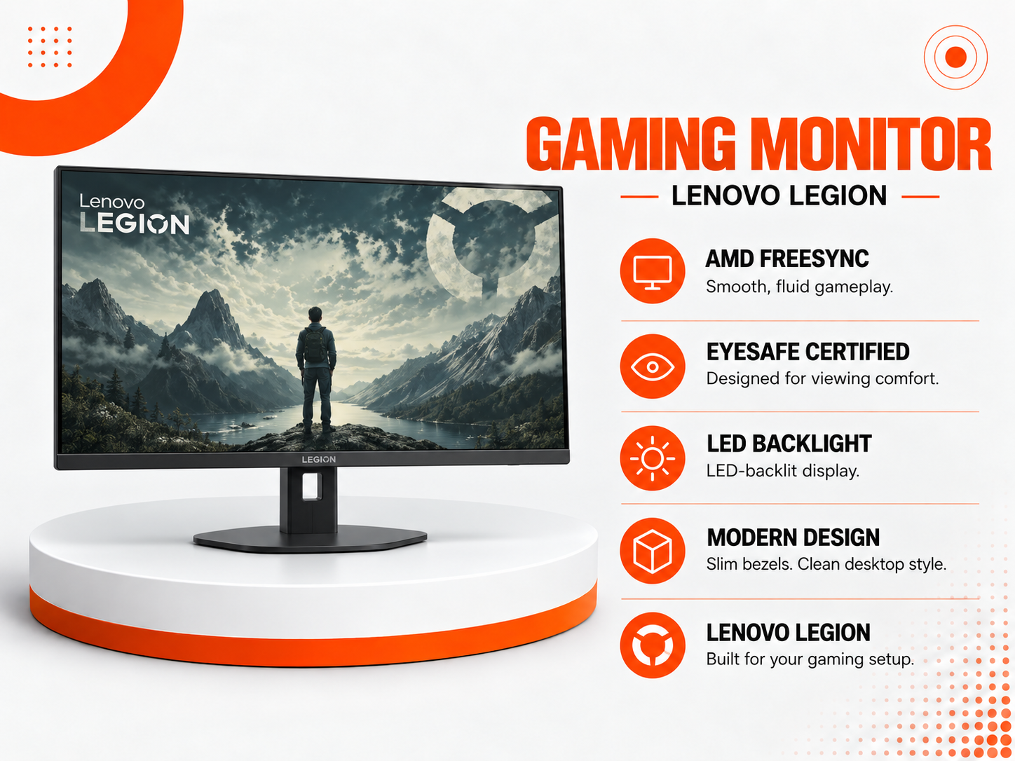 شاشة Lenovo Legion Gaming Monitor