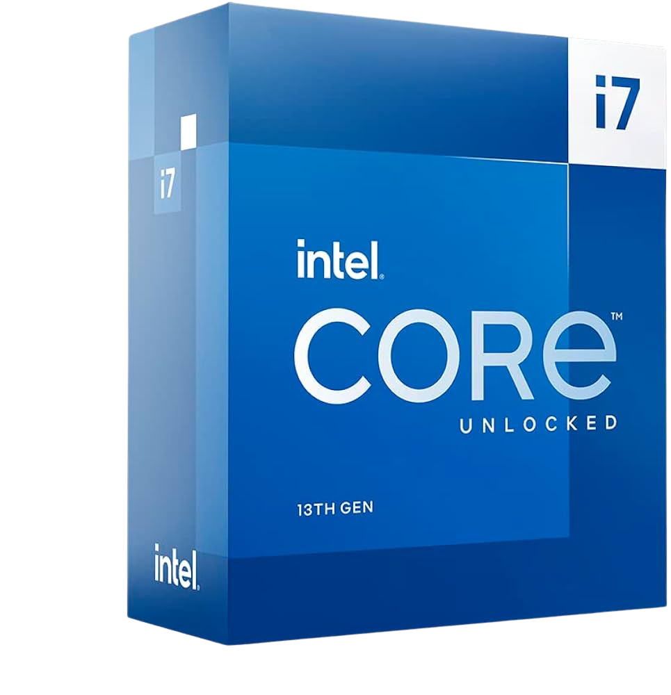 معالج Intel Core i7-13700K جيل ثالث عشر قابل لكسر السرعة ، بسرعة تصل إلى 5.40GHz عبر تقنية Turbo Boost، يحتوي على 16 نواة (8 للأداء و 8 للكفاءة) مع 24 خيط معالجة، كاش 30MB، كرت شاشة مدمج UHD 770، متوافق مع مقبس LGA 1700 ويدعم ذواكر DDR4 و DDR5 (جديد)