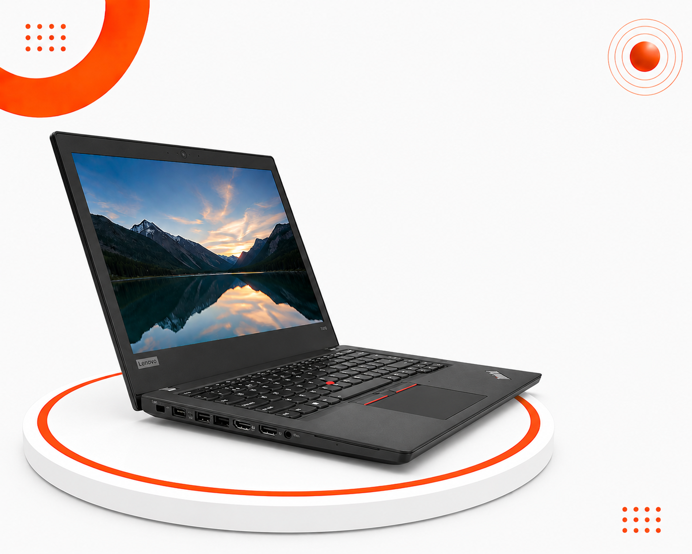 Lenovo ThinkPad T470 - المعالج Intel Core i5 الجيل السابع - الرام 8GB DDR4 - التخزين 128GB SSD - كرت الشاشة Intel HD Graphics 620 - اللون أسود - الشاشة 14 إنش FHD IPS - كيبورد ThinkPad - نظام التشغيل Windows 10