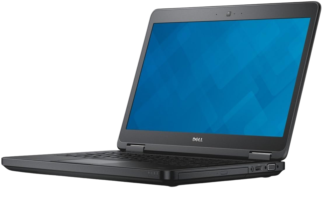 لابتوب أعمال Dell Latitude E5540 شاشة 15.6 بوصة، معالج Intel Core i5 جيل رابع، رام 8GB، تخزين سريع 256GB SSD، لوحة مفاتيح كاملة مع أرقام جانبية، وهيكل متين مخصص للمهام اليومية والدراسة (مستعمل)