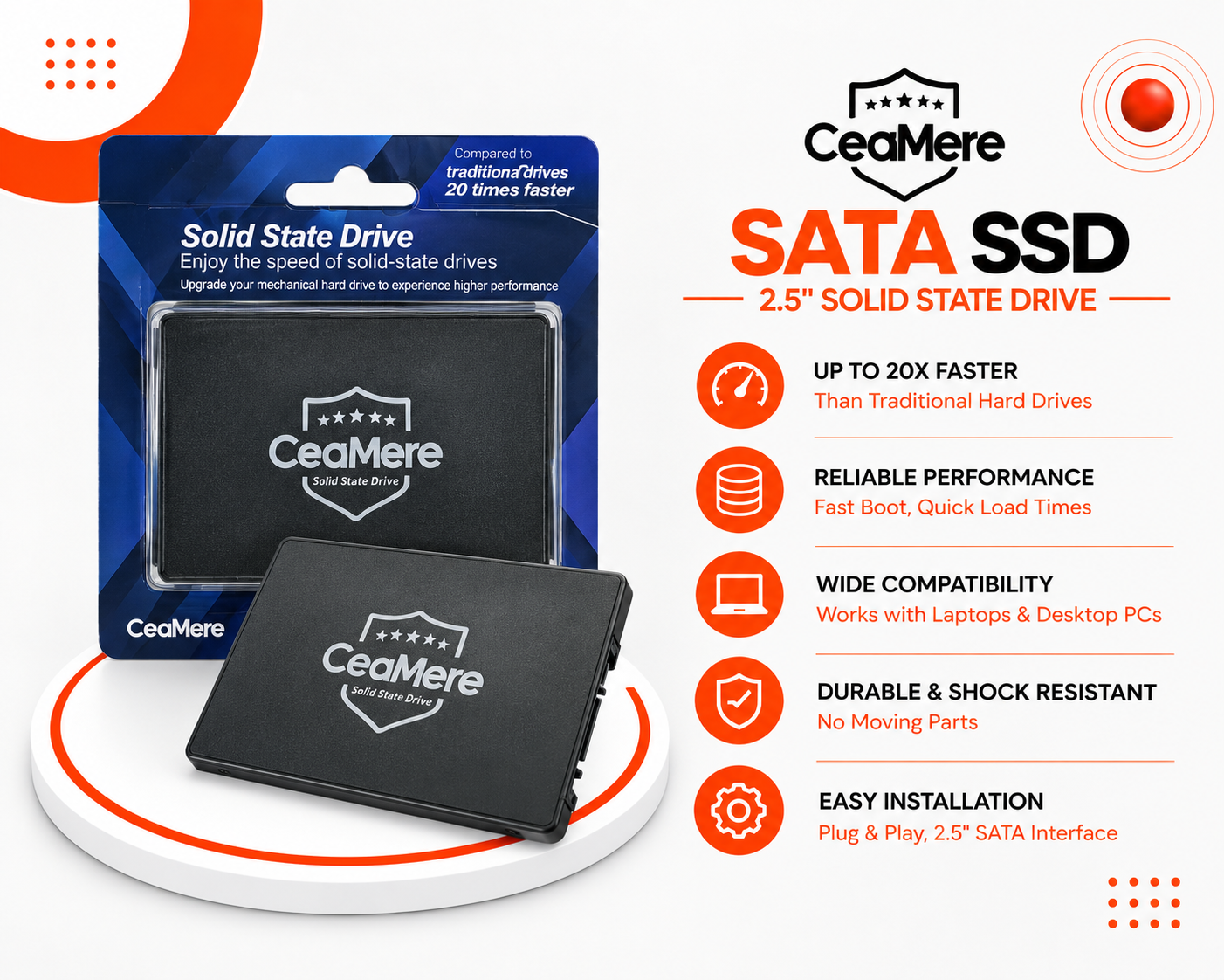 Ceamere Solid State Drive SSD