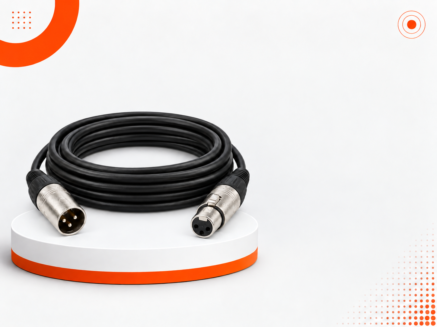 كابل ميكروفون XLR من Majesty Gaming بطول 2 متر