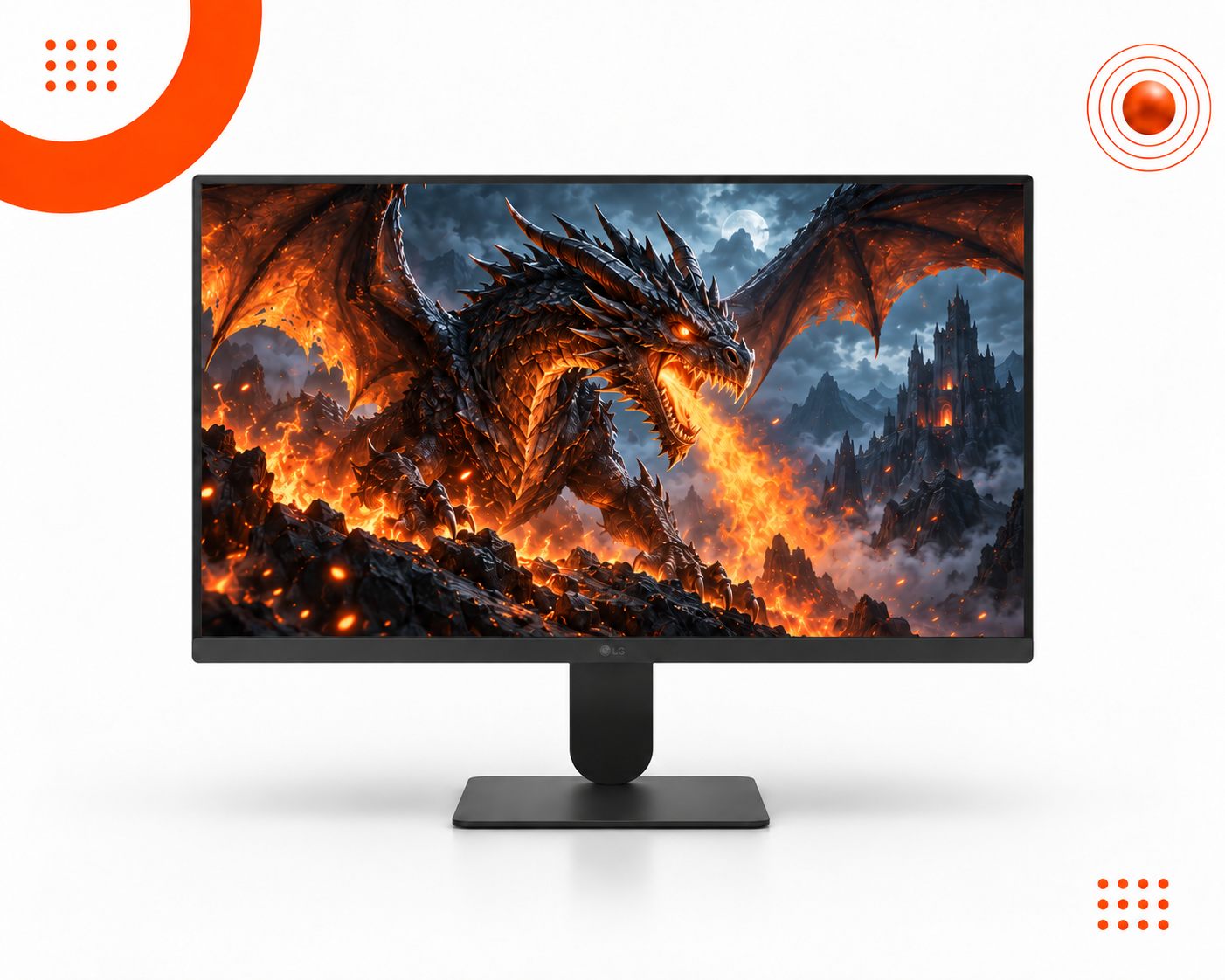 شاشة LG 24U411A-B مقاس 24 بوصة – FHD IPS بتردد 120Hz وHDR10