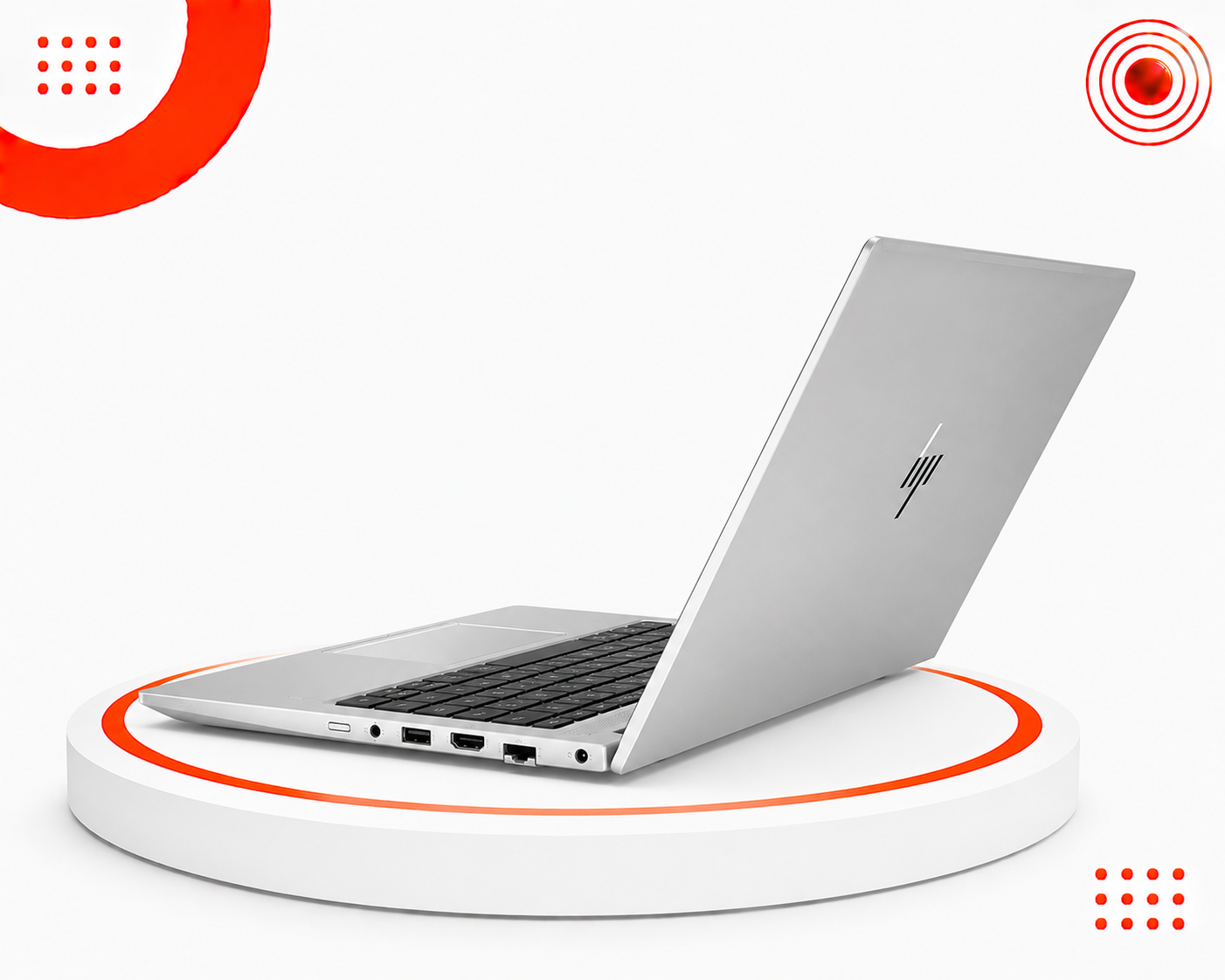 HP EliteBook 840 G8 - المعالج Intel Core i5 الجيل الحادي عشر - الرام 8GB DDR4 - التخزين 256GB SSD NVMe - كرت الشاشة Intel Iris Xe Graphics - اللون فضي - الشاشة 14 إنش FHD IPS - تصميم نحيف وخفيف - نظام التشغيل Windows 10