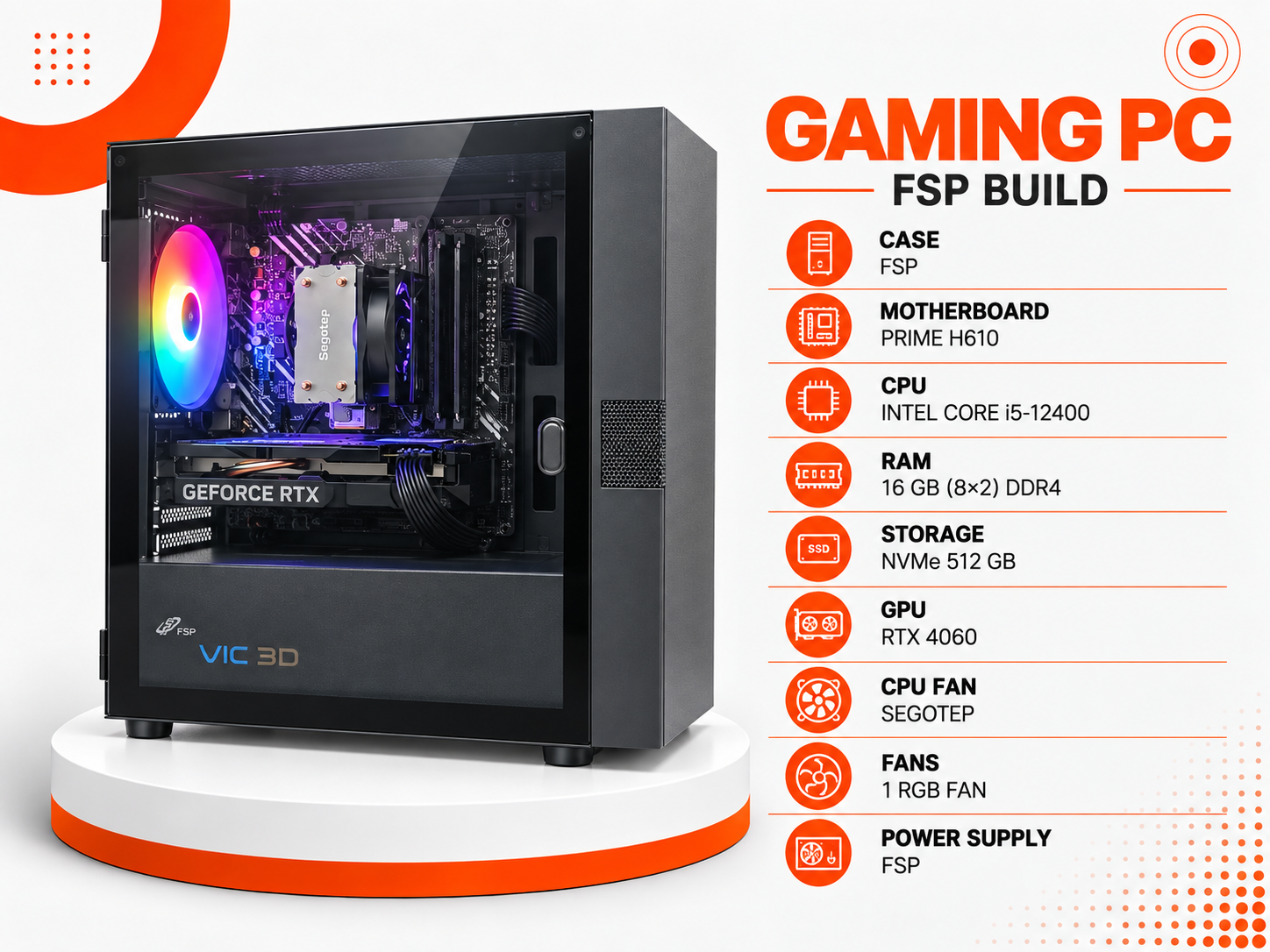 تجميعة Gaming PC – FSP Build