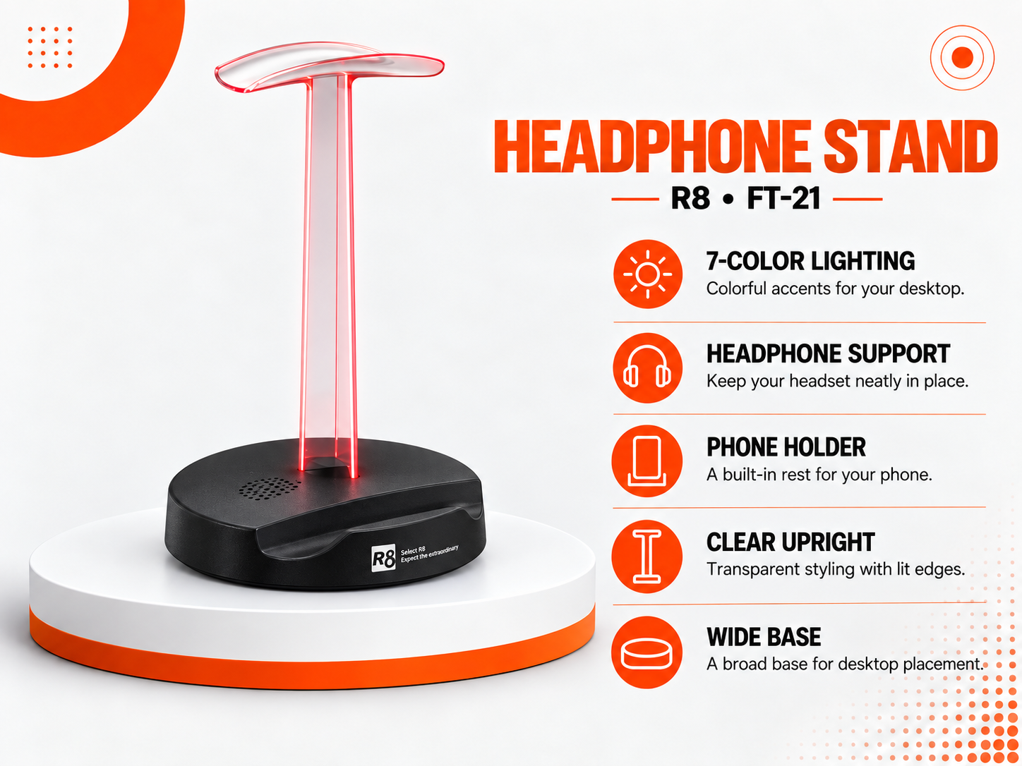 ستاند سماعة R8 HT-01 Headphone Stand