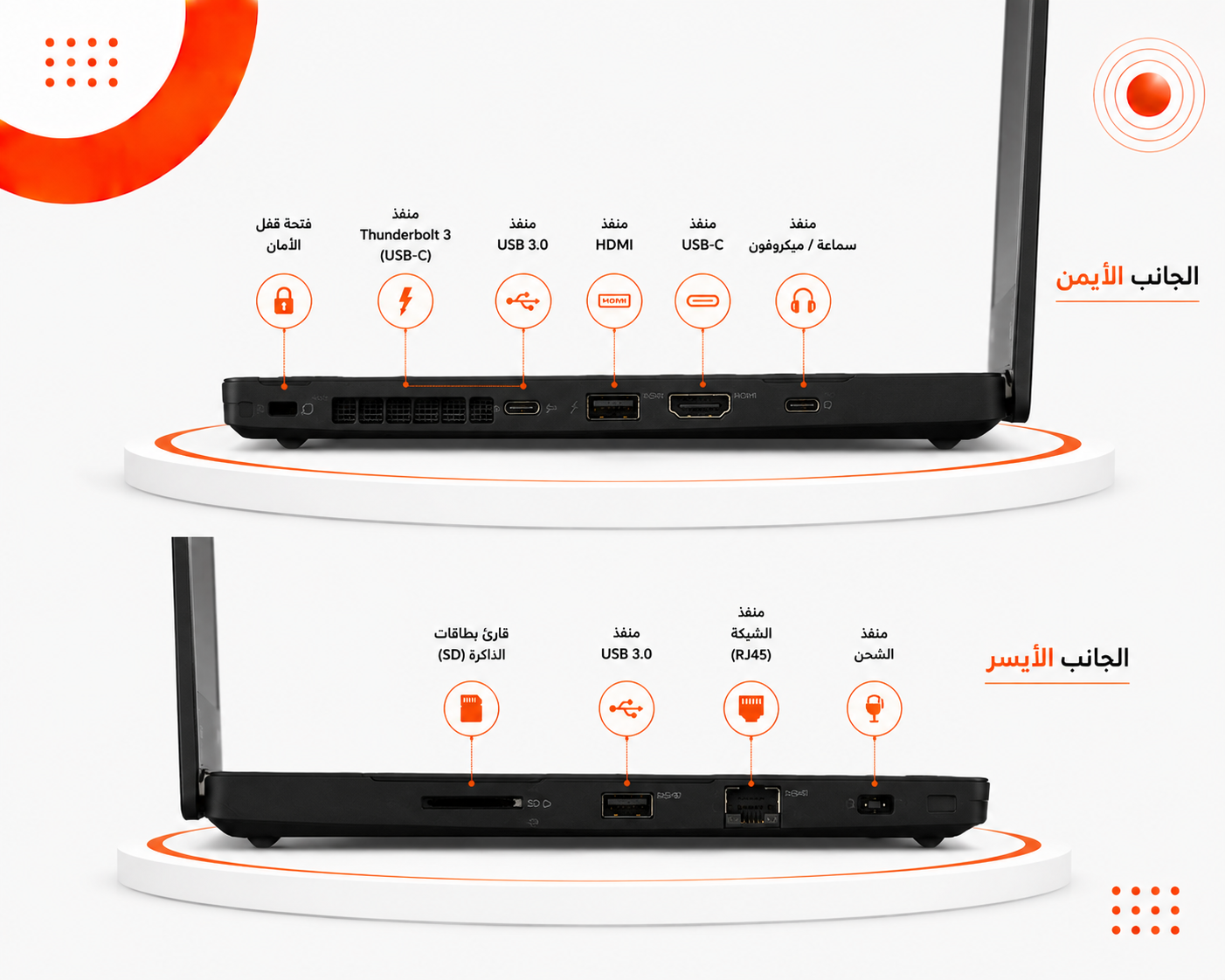 لينوفو ThinkPad T480 - المعالج Intel Core i5 الجيل الثامن - الرام 8GB DDR4 - التخزين 256GB NVMe SSD - كرت الشاشة Intel UHD Graphics 620 - الشاشة 14 إنش FHD  - نظام التشغيل Windows 10 / Windows 11 Pro