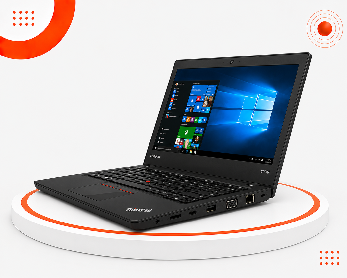 Lenovo 80UV - المعالج Intel Core i5 الجيل السابع - الرام 8GB DDR4 - التخزين 256GB SSD - كرت الشاشة Intel HD Graphics 620 - اللون أسود - الشاشة 14 إنش - تصميم عملي وخفيف الوزن - نظام التشغيل Windows 10
