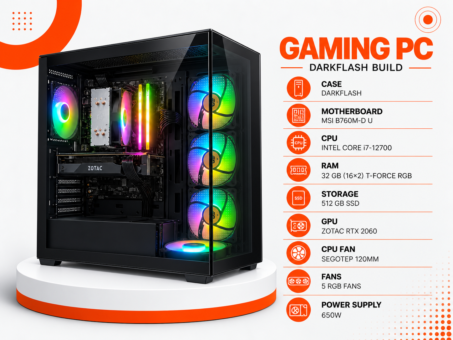 تجميعة Gaming PC – DARKFLASH Build