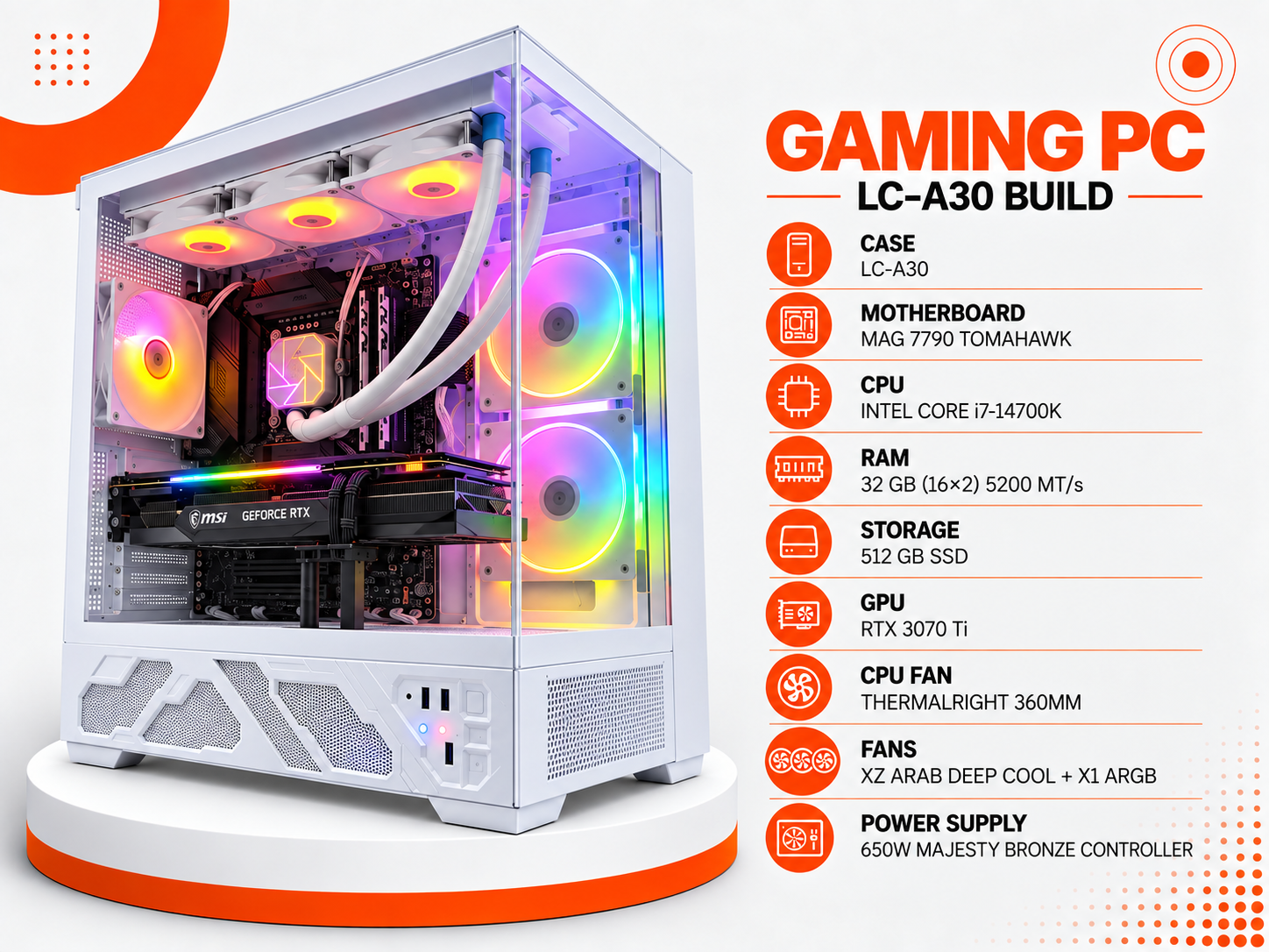 تجميعة Gaming PC – LC-A30 Build