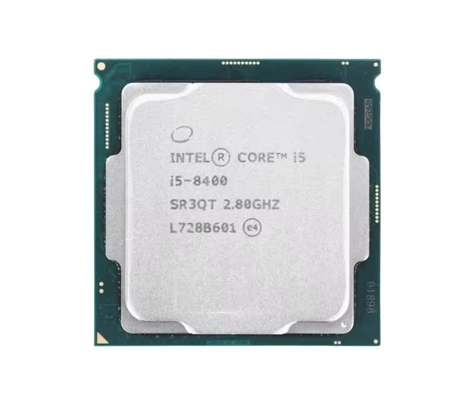 معالج Intel Core i5-8400 جيل 8، بسرعة تصل إلى 4.00GHz، يحتوي على 6 أنوية و 6 مسارات، كاش 9MB Intel Smart Cache، سوكيت LGA1151 (مستعمل)