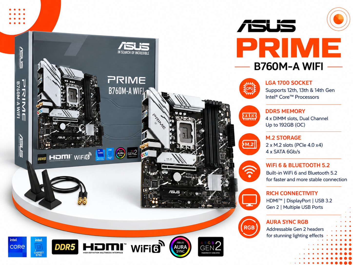 ASUS PRIME B760M-A WIFI