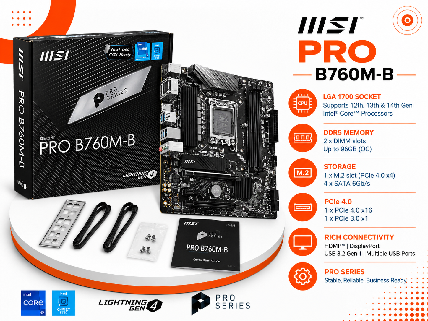 MSI PRO B760M-B DDR5
