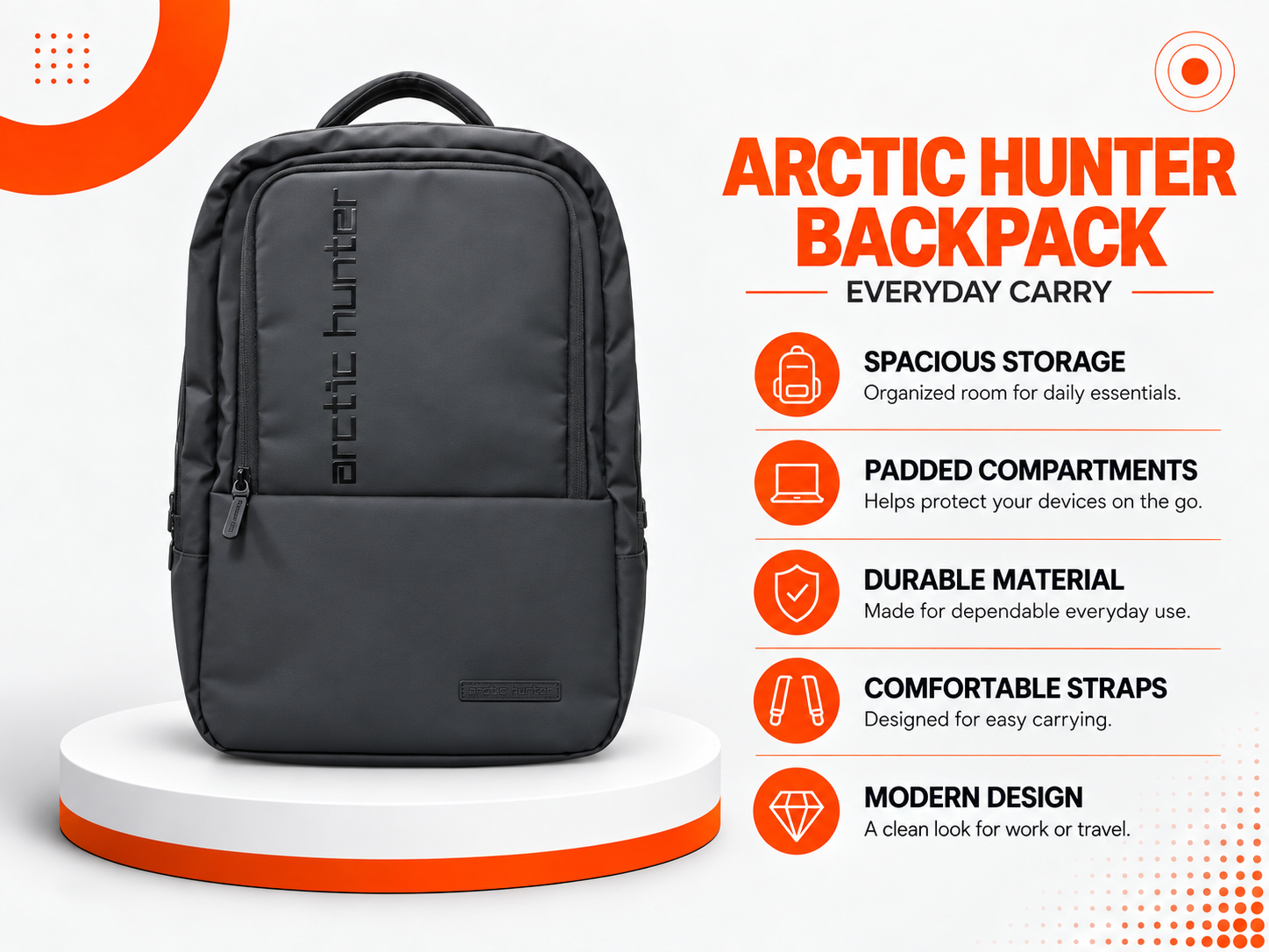 حقيبة ظهر Arctic Hunter Backpack