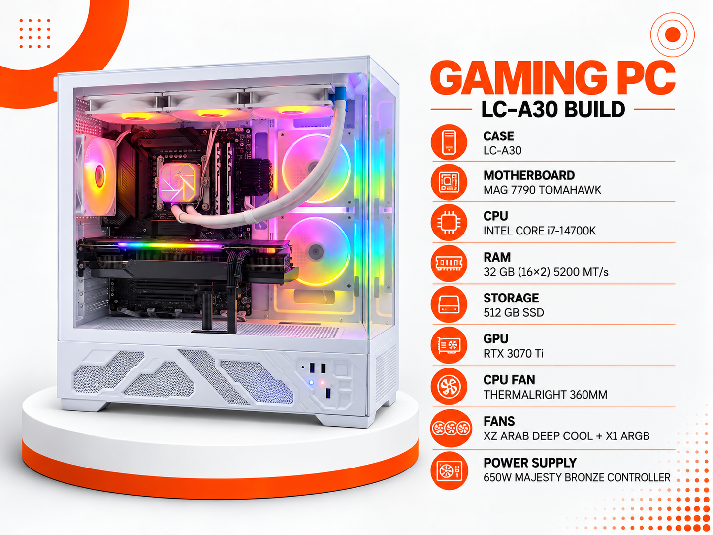تجميعة Gaming PC – LC-A30 Build