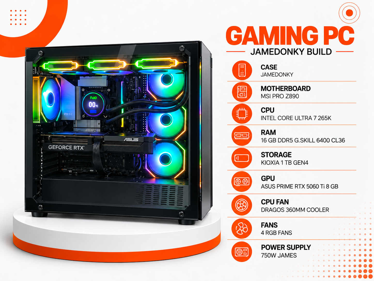 Gaming PC Jamedonky