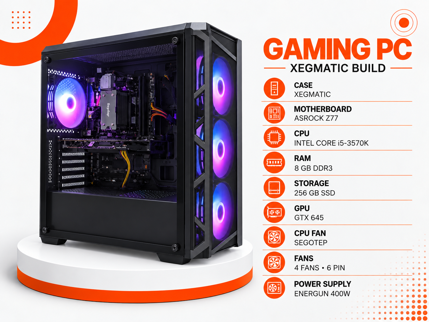 تجميعة Gaming PC – XEGMATIC Build