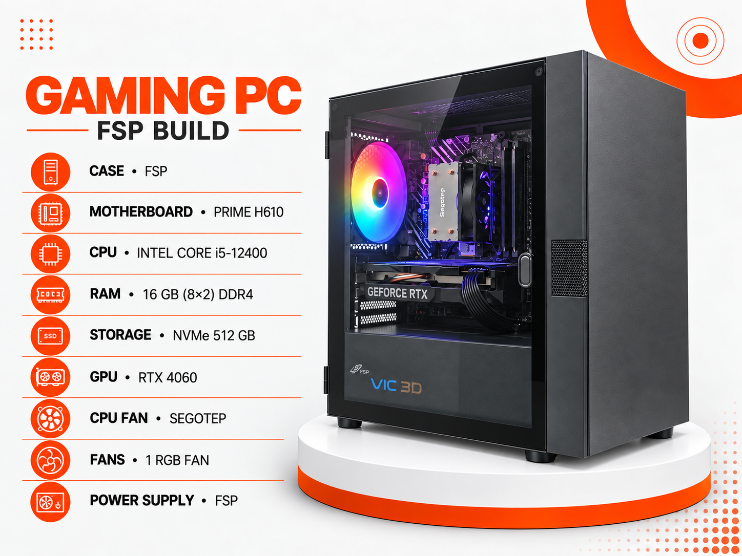 تجميعة Gaming PC – FSP Build