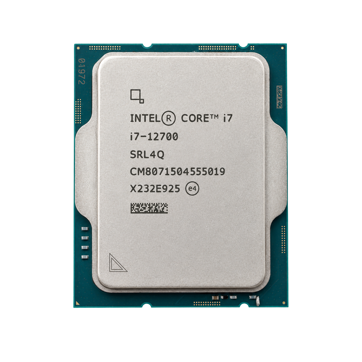 معالج Intel Core i7-12700 جيل ثاني عشر بسرعة تصل إلى 4.90GHz، يحتوي على 12 نواة (8 للأداء و 4 للكفاءة) مع 20 خيط معالجة، كاش 25MB، كرت شاشة مدمج Intel UHD Graphics 770، متوافق مع مقبس LGA 1700 ويدعم ذواكر DDR4 و DDR5 (جديد)