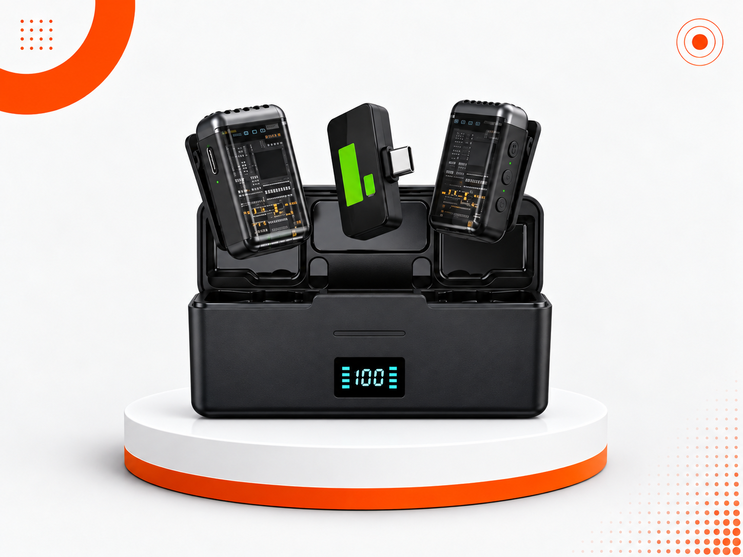 مايكروفون لاسلكي Green Lion GM-90X