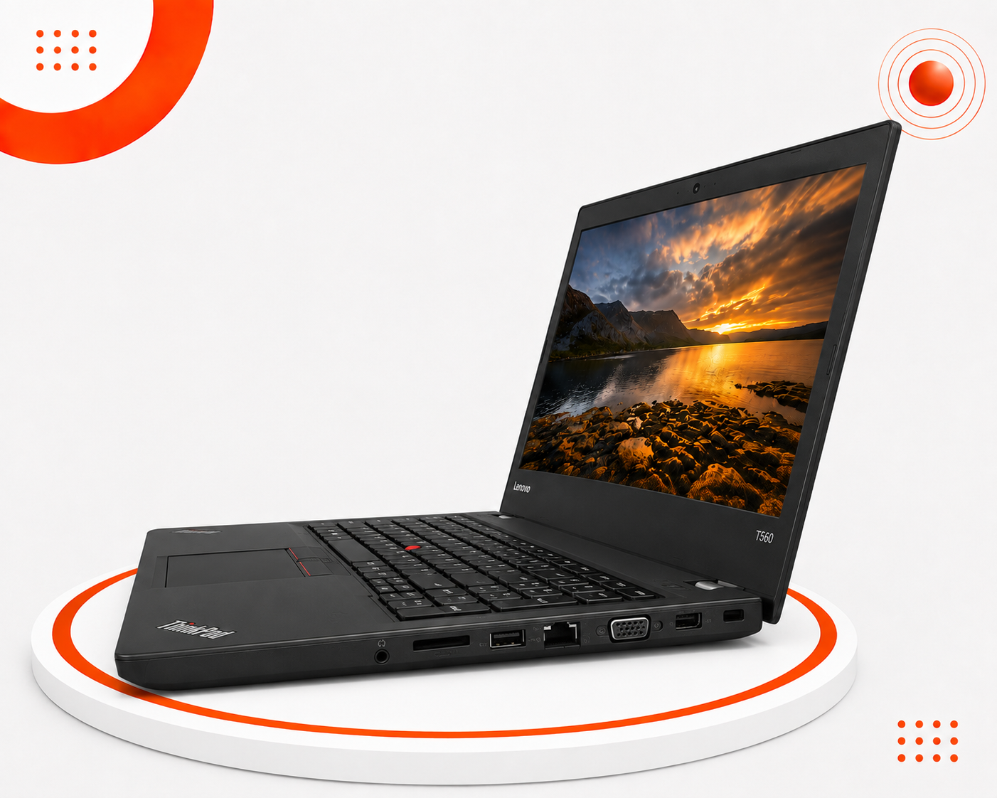 لينوفو ThinkPad T560 - المعالج Intel Core i7 الجيل السادس - الرام 8GB DDR3L - التخزين 256GB SSD - كرت الشاشة NVIDIA Quadro M500M سعة 2GB - اللون أسود - الشاشة 15.6 إنش FHD IPS مضادة للتوهج - نظام التشغيل Windows 10