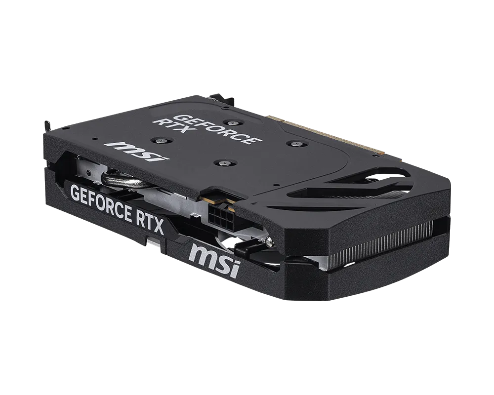 كرت شاشة MSI GeForce RTX 5050 SHADOW X2 سعة 8GB GDDR7، تصميم تبريد ثنائي مخفي Stealth، أداء حراري محسن، جيل ذكاء اصطناعي جديد (جديد)