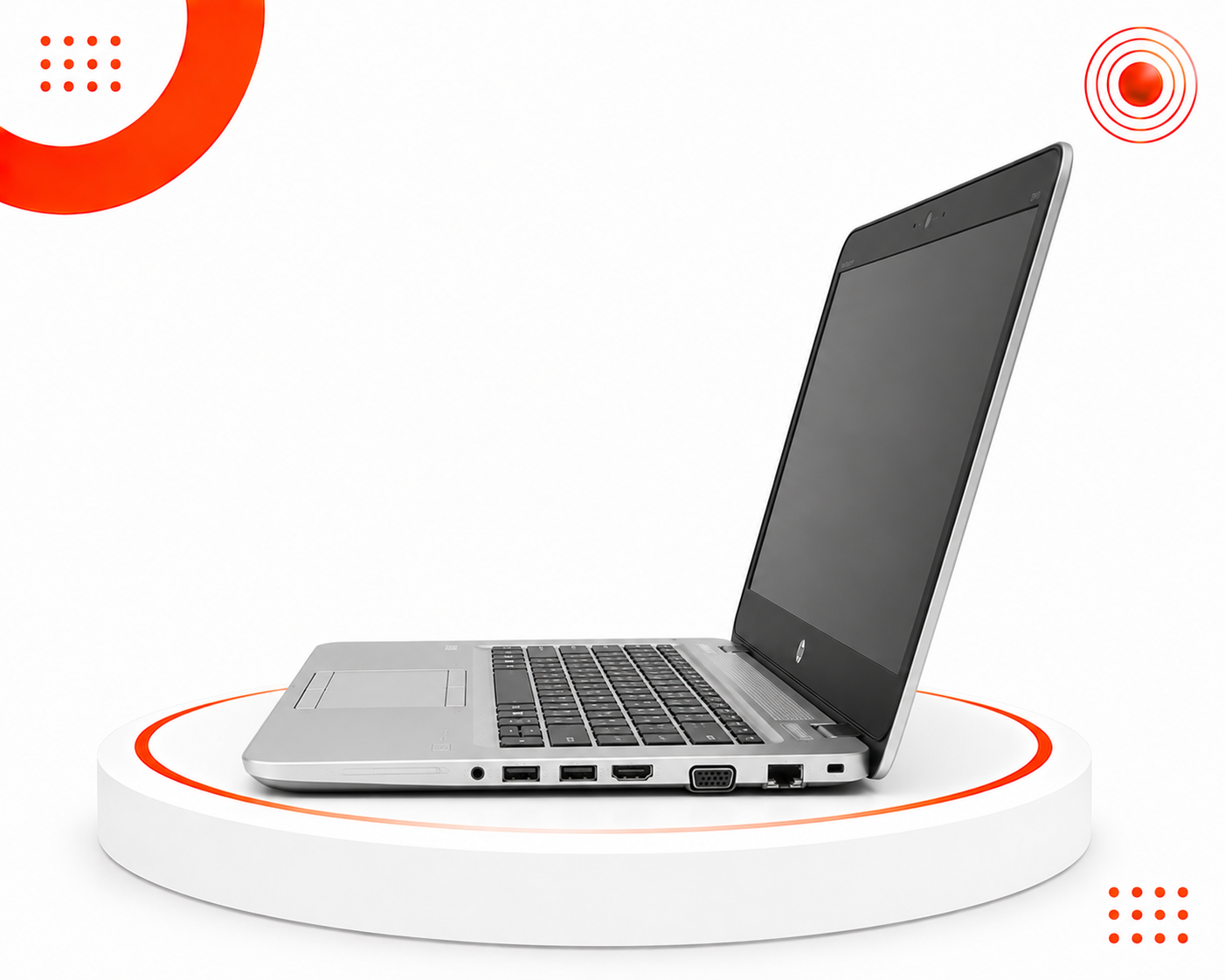 HP EliteBook 840 G3 - المعالج Intel Core i5 الجيل السادس - الرام 8GB DDR4 - التخزين 256GB M.2 SSD - كرت الشاشة Intel HD Graphics 520 - اللون فضي - الشاشة 14 إنش FHD - نظام التشغيل Windows 10
