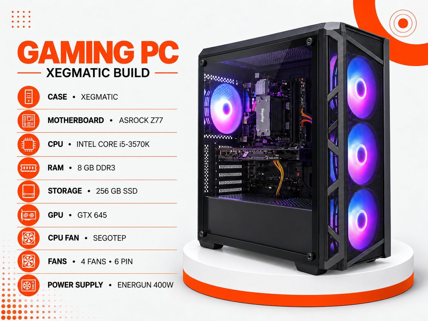 تجميعة Gaming PC – XEGMATIC Build
