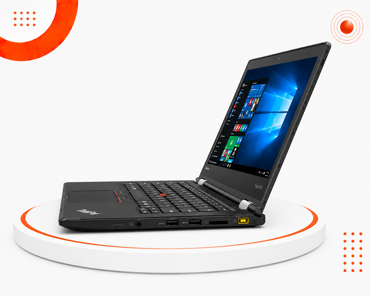 Lenovo ThinkPad Yoga 260 - المعالج Intel Core i5 الجيل السادس - الرام 8GB DDR4 - التخزين 256GB SSD - الشاشة 12.5 إنش FHD Touch - Intel HD Graphics 520 -