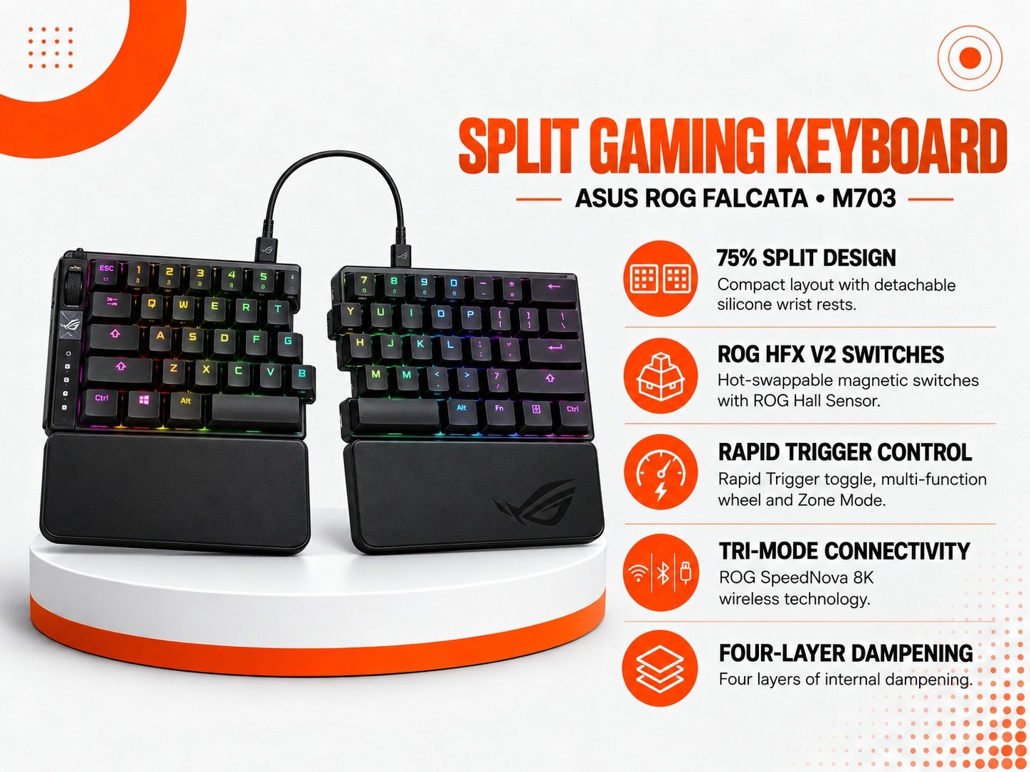 كيبورد ASUS ROG Falcata M703