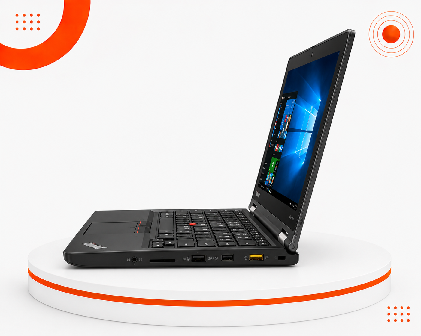 لينوفو ThinkPad Yoga 12 - المعالج Intel Core i5 الجيل الخامس - الرام 4GB DDR3L - التخزين 128GB SSD - كرت الشاشة Intel HD Graphics 5500 - اللون أسود - الشاشة 12.5 إنش IPS Touch قابلة للدوران 360° - تصميم 2 في 1 - نظام التشغيل Windows 10