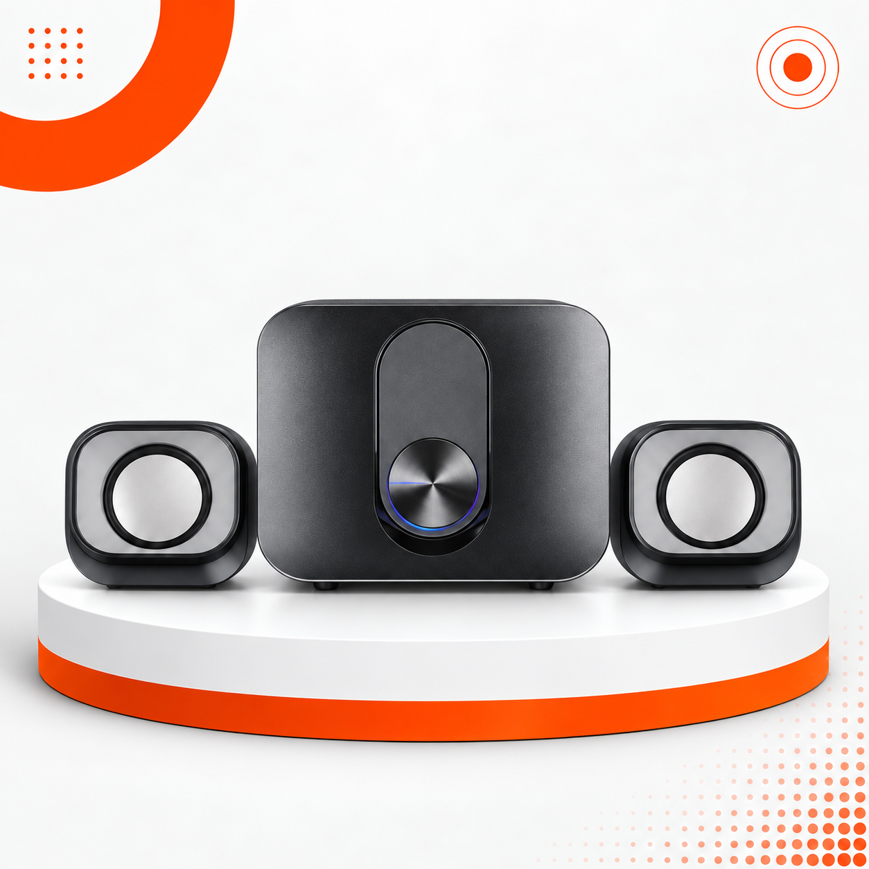 سماعات Meetion MT-SP2110 – نظام صوت 2.1 مع Bluetooth