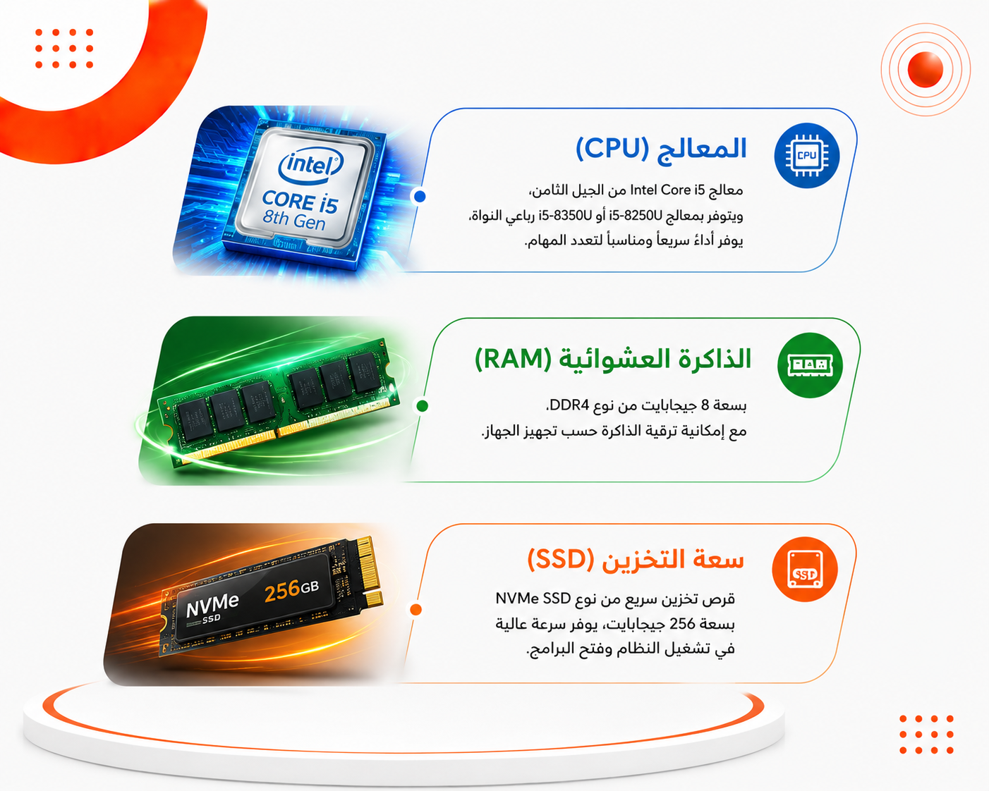 لينوفو ThinkPad T480 - المعالج Intel Core i5 الجيل الثامن - الرام 8GB DDR4 - التخزين 256GB NVMe SSD - كرت الشاشة Intel UHD Graphics 620 - الشاشة 14 إنش FHD  - نظام التشغيل Windows 10 / Windows 11 Pro