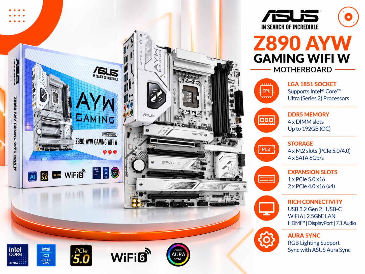 ASUS Z890 AYW GAMING WIFI W
