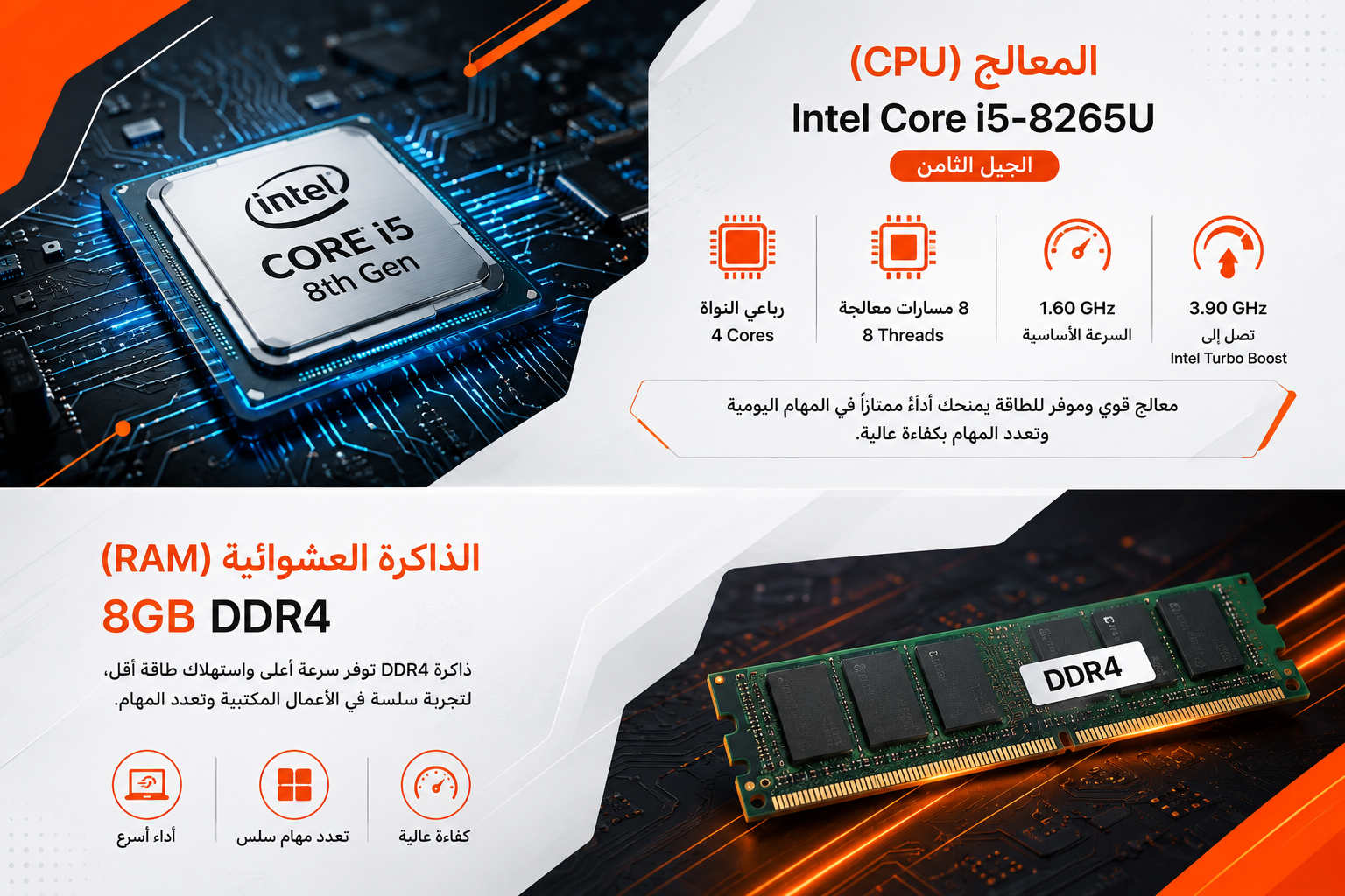 لينوفو ThinkPad L390 Yoga - المعالج Intel Core i5 الجيل الثامن - الرام 8GB DDR4 - التخزين 256GB SSD NVMe - كرت الشاشة Intel UHD Graphics 620 - اللون أسود - الشاشة 13.3 إنش FHD IPS Touch قابلة للدوران 360° - قلم ThinkPad Pen Pro - نظام التشغيل Windows 10
