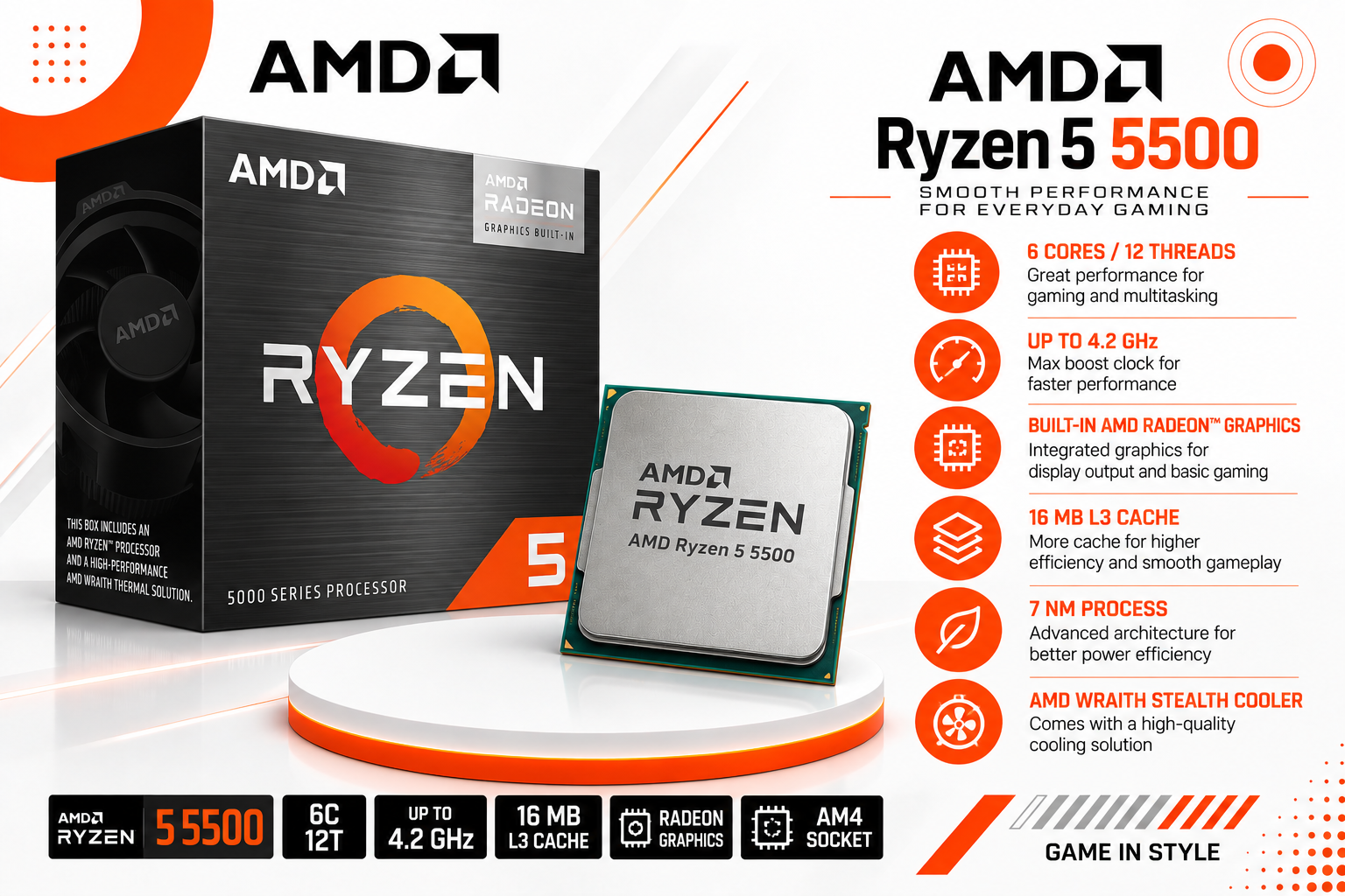 AMD Ryzen 5 5500