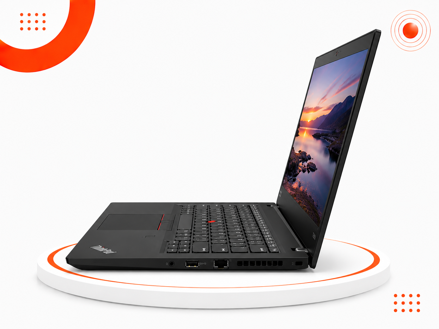 لينوفو ThinkPad T480s - المعالج Intel Core i5 الجيل الثامن - الرام 8GB DDR4 - التخزين 256GB M.2 NVMe SSD - كرت الشاشة Intel UHD Graphics 620 - اللون أسود - الشاشة 14 إنش FHD IPS  - نظام التشغيل Windows 10 / Windows 11 Pro