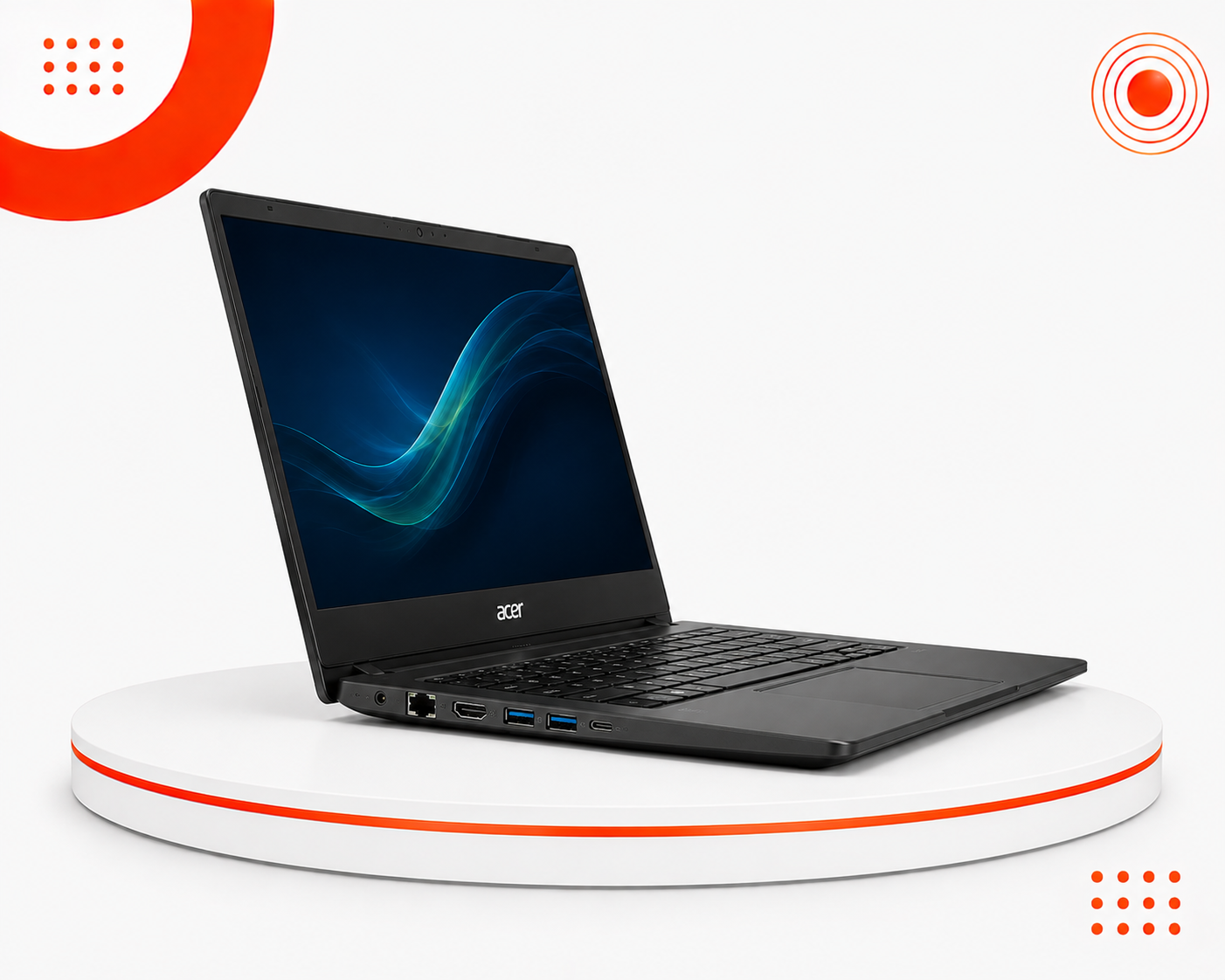 Acer TravelMate X - المعالج Intel Core i3 الجيل الثامن - الرام 8GB DDR4 - التخزين 256GB SSD NVMe - كرت الشاشة NIVIDIA MX130 - الشاشة 14 إنش FHD IPS - تصميم نحيف وخفيف الوزن - الجهاز مستعمل - نظام التشغيل Windows 10