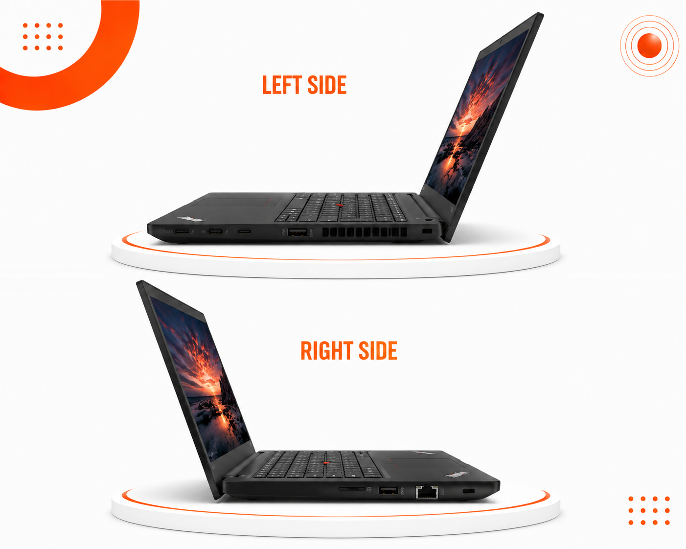 Lenovo ThinkPad T14 - المعالج AMD Ryzen 5  4650U - الرام 8GB DDR4 - التخزين 256GB SSD NVMe - كرت الشاشة AMD Radeon Graphics - الشاشة 14 إنش FHD - قارئ بصمة - نظام التشغيل Windows 10 / Windows 11
