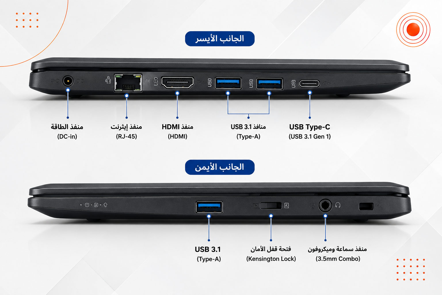 Acer TravelMate X - المعالج Intel Core i3 الجيل الثامن - الرام 8GB DDR4 - التخزين 256GB SSD NVMe - كرت الشاشة NIVIDIA MX130 - الشاشة 14 إنش FHD IPS - تصميم نحيف وخفيف الوزن - الجهاز مستعمل - نظام التشغيل Windows 10