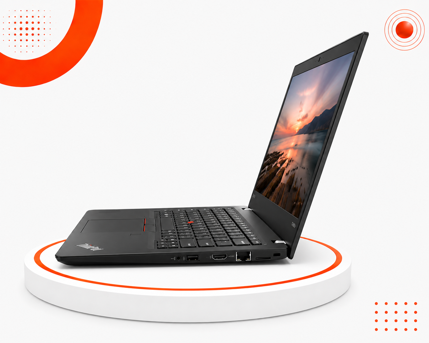 لينوفو ThinkPad T480s - المعالج Intel Core i7 الجيل الثامن - الرام 8GB DDR4 - التخزين 256GB SSD NVMe - كرت الشاشة Intel UHD Graphics 620 - اللون أسود - الشاشة 14 إنش FHD IPS Anti-Glare - تصميم نحيف وخفيف الوزن - نظام التشغيل Windows 10