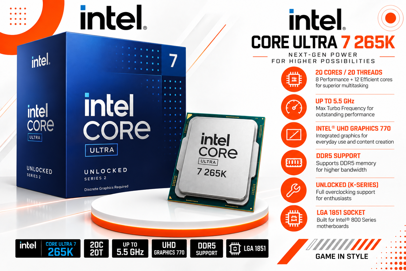 Intel Core Ultra 7 265K
